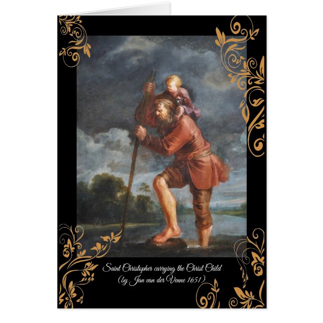 Saint Christopher con Cristo infantil (Frente)