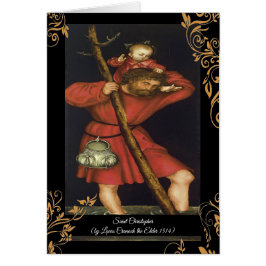 Saint Christopher con el Cristo Infantil