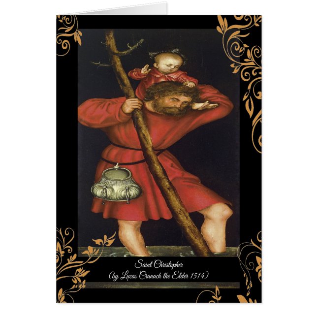 Saint Christopher con el Cristo Infantil (Frente)