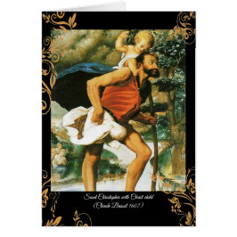 Saint Christopher con el Cristo Infantil