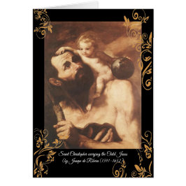 Saint Christopher con el Cristo Infantil