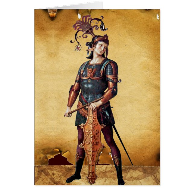 Saint George, pergamino marrón (Frente)