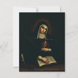 Saint Gertrude la gran benedictina alemana