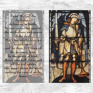 Saint Michael por Sir Edward Coley Burne-Jones