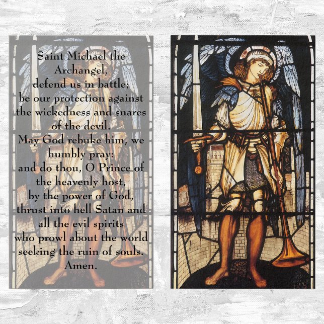Saint Michael por Sir Edward Coley Burne-Jones (Subido por el creador)