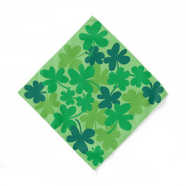 Saint Patrick’s Day Shamrock Clovers Bandana