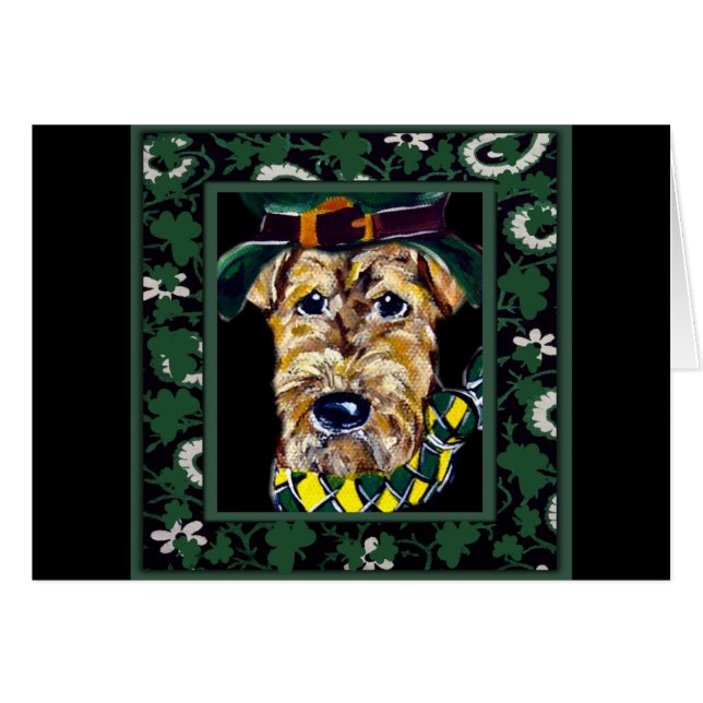 Saint Patty Airedale (Anverso (Horizontal))