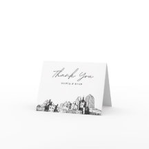 Saint Paul Skyline Sketch Blank - Tarjeta de agrad