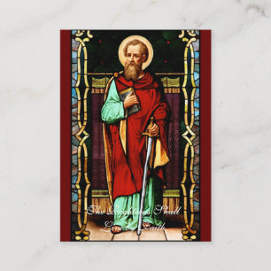Saint Paul - Tarjeta de oración (plana)