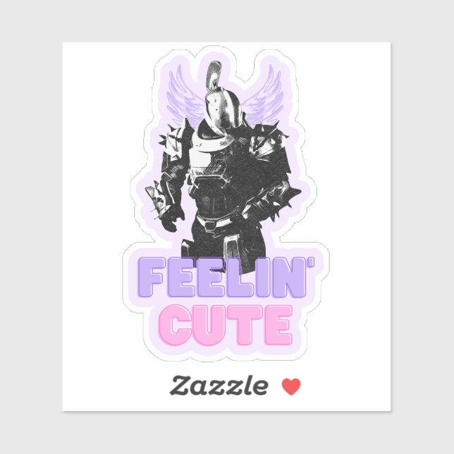 Saint's se siente lindo Pegatina único (Hoja)