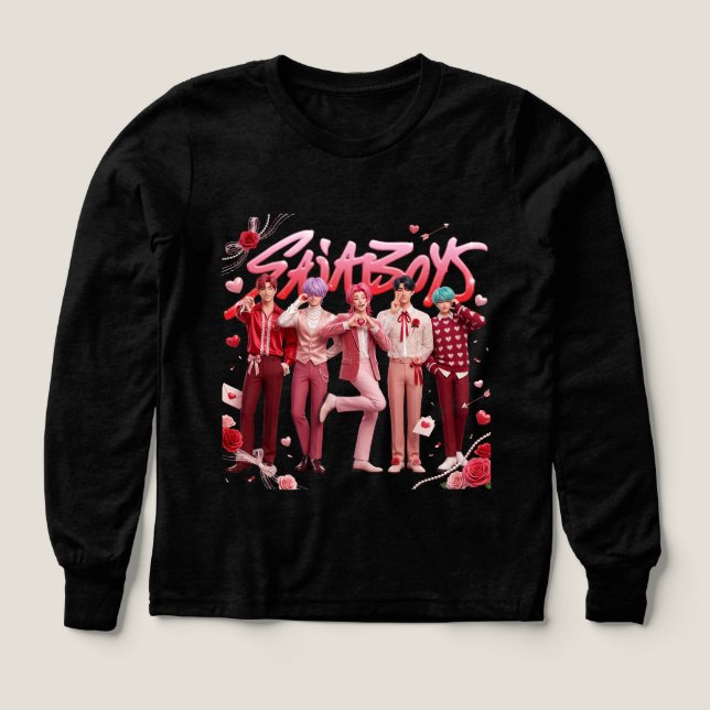 Saja boy K-pop valentine day sweater (Diseño frontal)