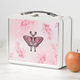 Sakura Bliss, polilla rosada en medio del fondo sa