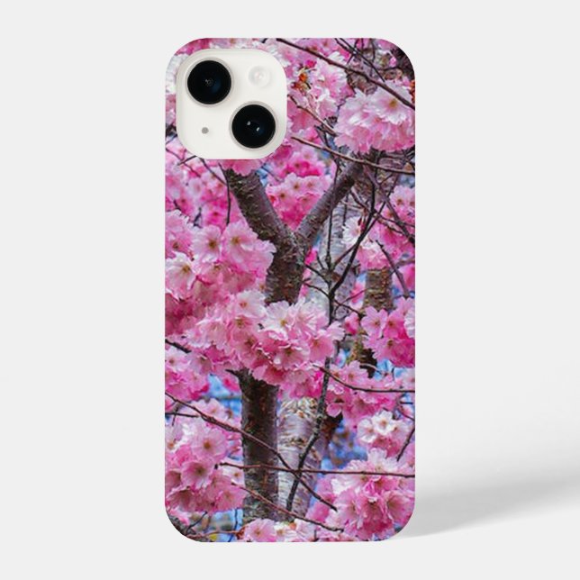 Sakura Bloom Elegance: Funda para iPhone 14 Slim F (Reverso )