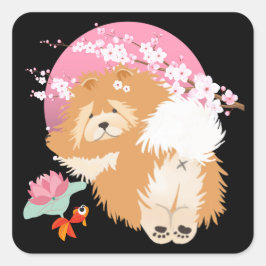 SAKURA - Chow - pegatinas negros