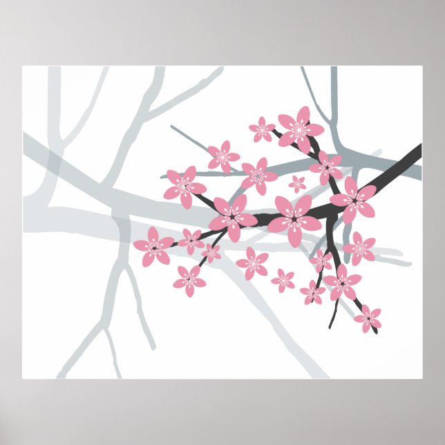 Sakura - Impresión de florecimiento de cerezo japo (Frente)
