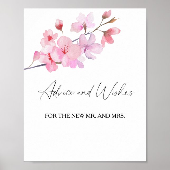 Sakura - Póster de consejos y deseos para recién c (Frente)