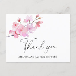 Sakura - Tarjeta de agradecimiento de boda