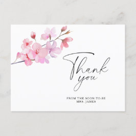 Sakura - tarjeta de agradecimiento para baby showe