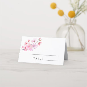 Sakura - tarjetas de lugar de boda