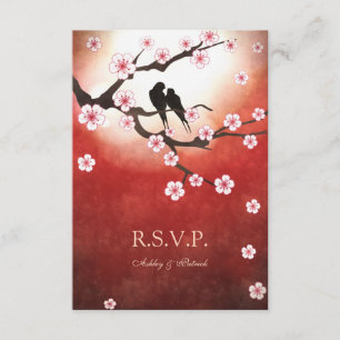 Sakura y Aves de Amor RSVP