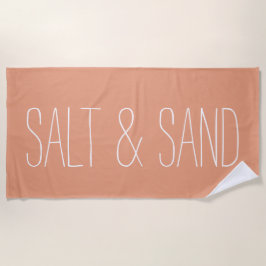 Sal & Arena Toalla De Playa Mínima Moderna Estétic