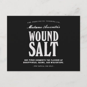 Sal de herida - postal