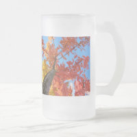 ¡Sal fuera y juega! Tazas de vidrio de hojas de ot