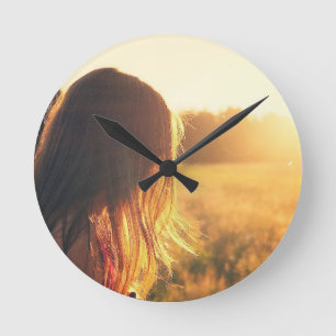 Sala chica Reloj acrílico de amanecer