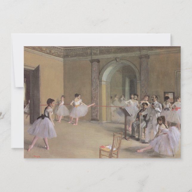 Sala de Baile en la Ópera por Edgar Degas (Anverso)