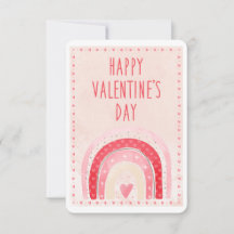 Sala de clase Valentines niños rosa corazón arcoir