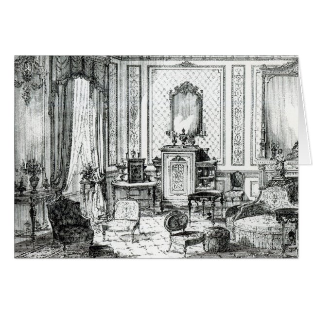 Sala de dibujo al estilo Luis Seize (Anverso (Horizontal))
