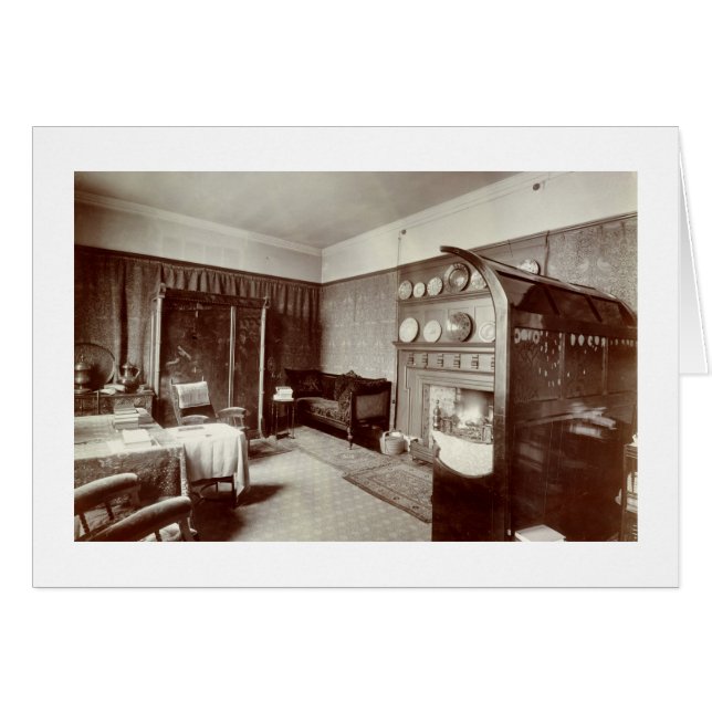 Sala de dibujo, Kelmscott House, Londres, 1896 (fo (Anverso (Horizontal))