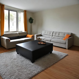 Sala de estar | Poster de arte de IA