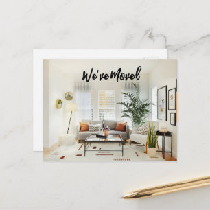 Sala de estar que hemos movido postal