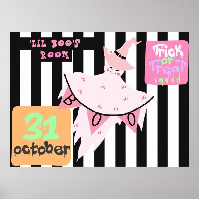 Sala De Niños De Lil Boo Decoración De Halloween F (Frente)