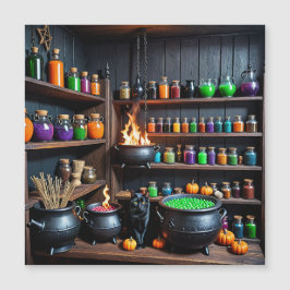 Sala de poción de bruja refugio de alquimista mági