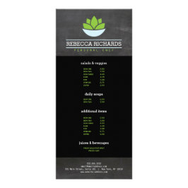 Salada Sana Vegetales Menú Comedor Cartón