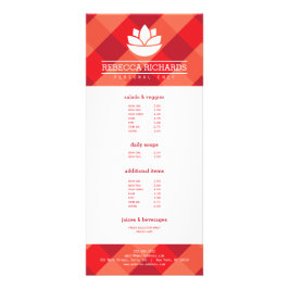 Salada Sana Vegetales Menú Comedor Rojo