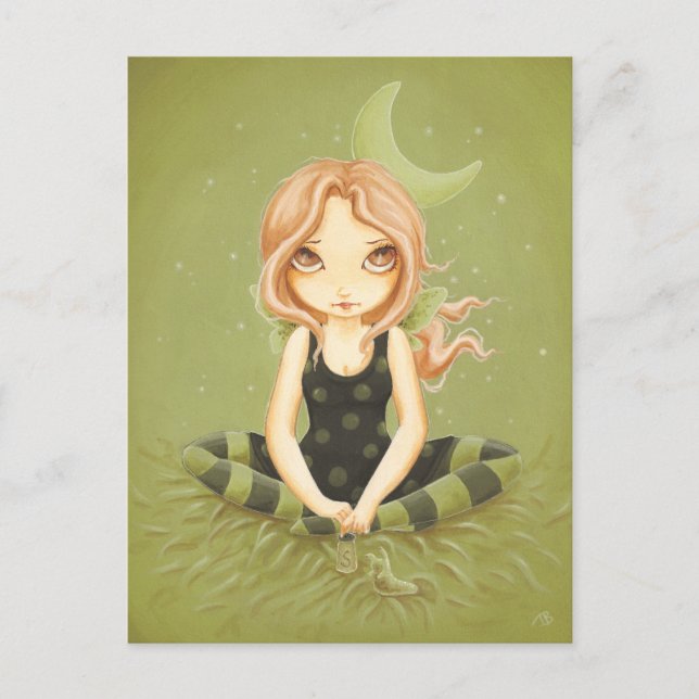 Salazón de mangos - postal de lodo de hembra (Anverso)