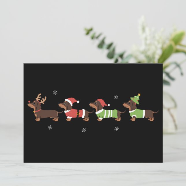 Salchicha de Navidad Amante del perro salchicha fe (Anverso de pie)