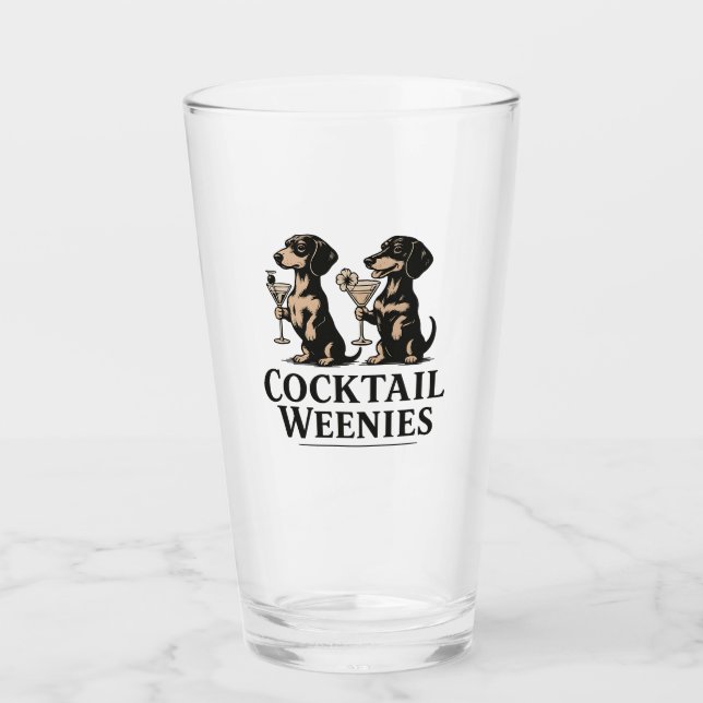 Salchichas de Cóctel Perrito Funny Dachshund (Anverso)