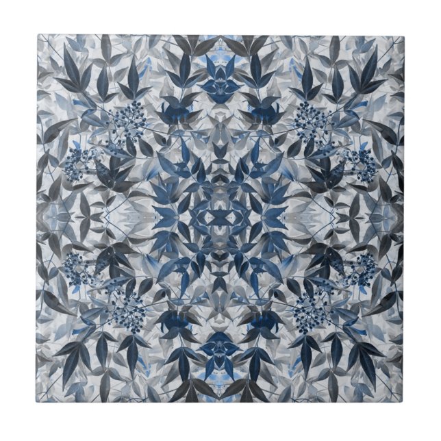 Sale de Bambú Sagrado 2 Azulejos Kaleidoscope (Frente)