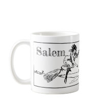 Salem Massachusetts, brujas en taza de la tinta