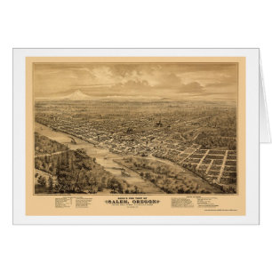 Salem, O mapa panorámico - 1876