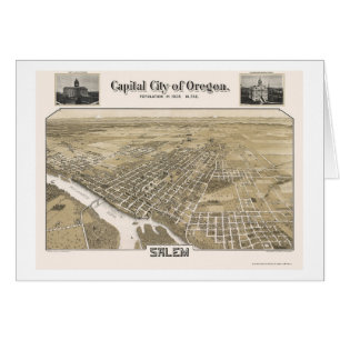 Salem, O mapa panorámico - 1905