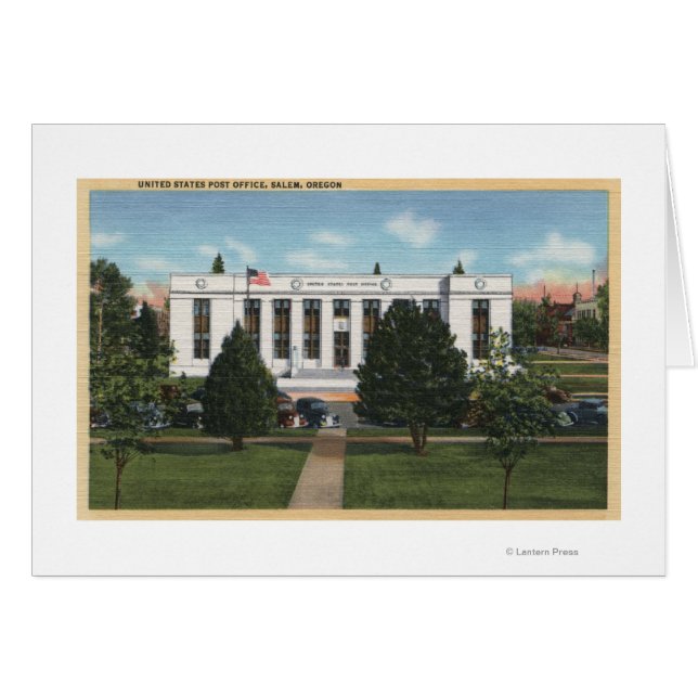 Salem, OregonPost Office ViewSalem, OR (Anverso (Horizontal))