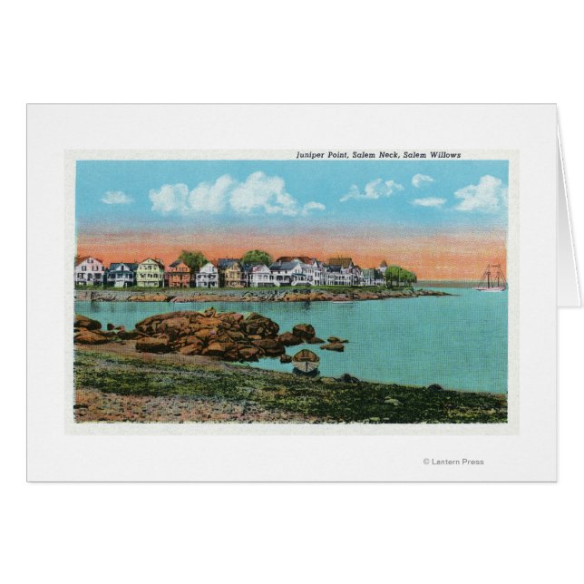 Salem Willows View of Juniper Point and Salem (Anverso (Horizontal))