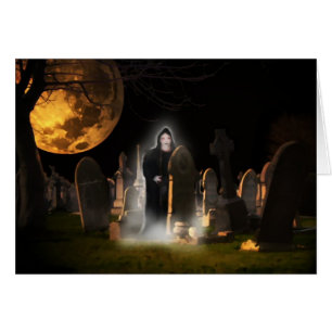 Salen solamente en la noche, tarjeta