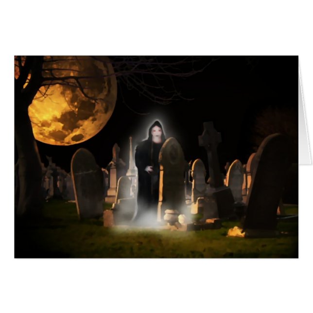 Salen solamente en la noche, tarjeta (Anverso (Horizontal))