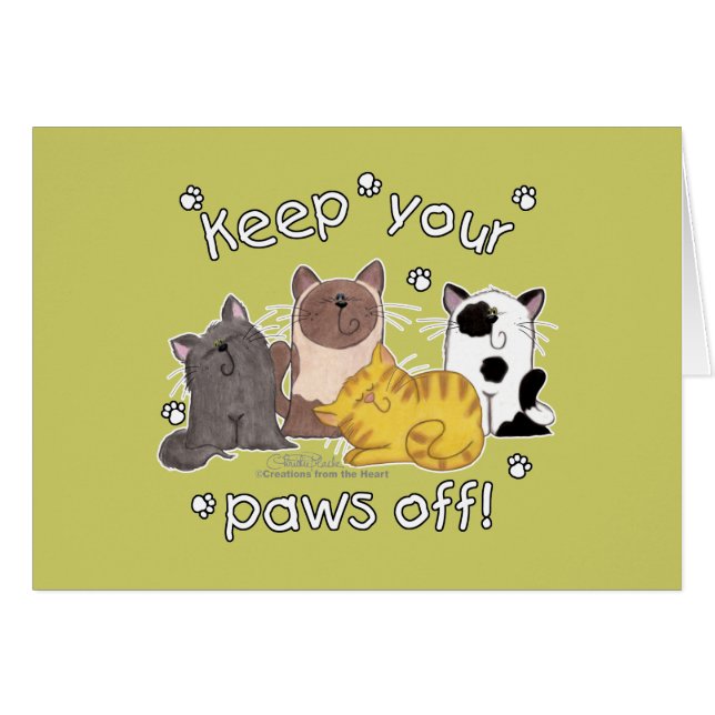 ¡Salgan las garras! (Gatos) (Anverso (Horizontal))